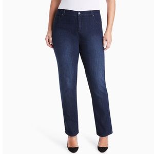 NEW Gloria Vanderbilt Amanda 14 Average Dark Blue Slimming Heritage Fit